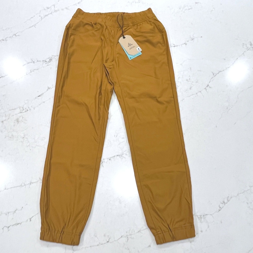 prAna NEW Halle E-Waist Jogger Pant II Antique Bronze Sz 6 Pull On Gorpcore Hike